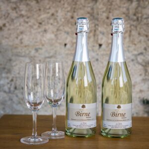 Birnen Schaumwein