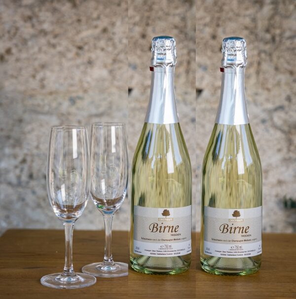 Birnen Schaumwein